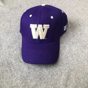 Washington Huskies Purple W Fitted Hat